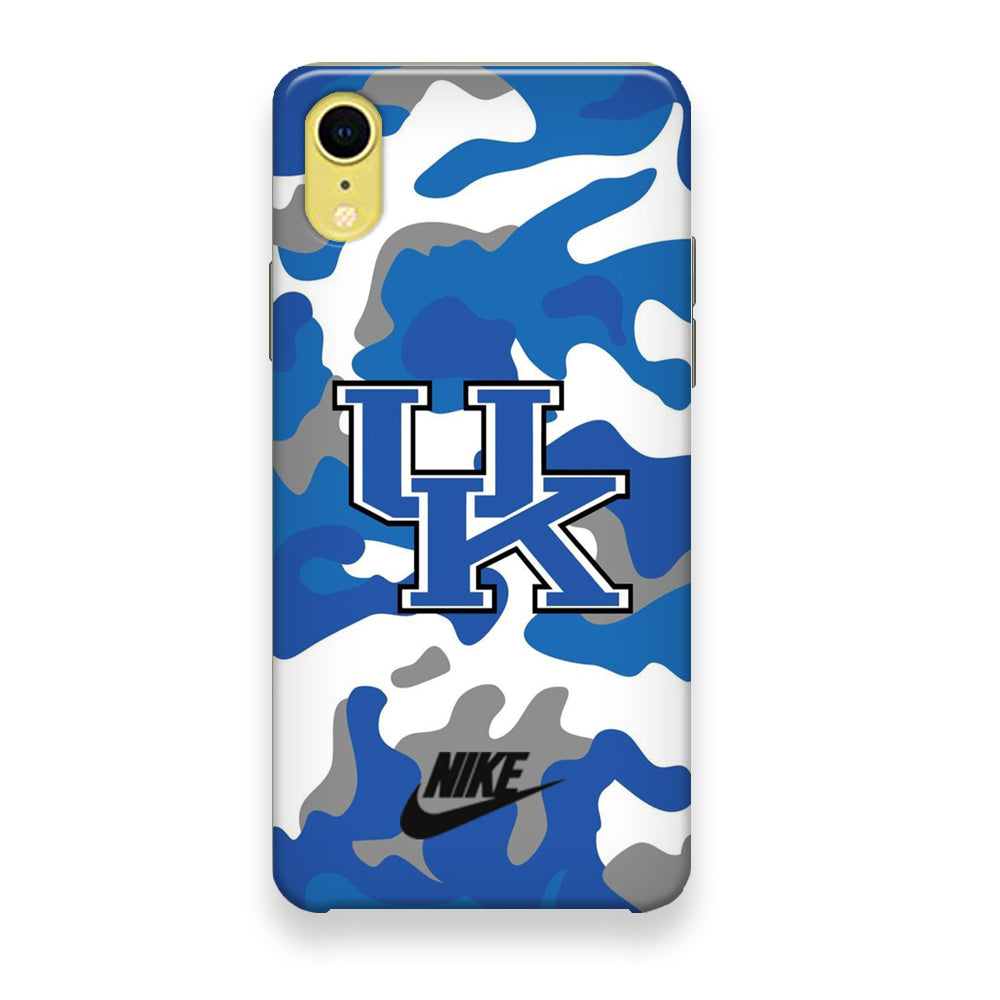 Nike Kentucky Wildcats Blue Camo iPhone XR Case