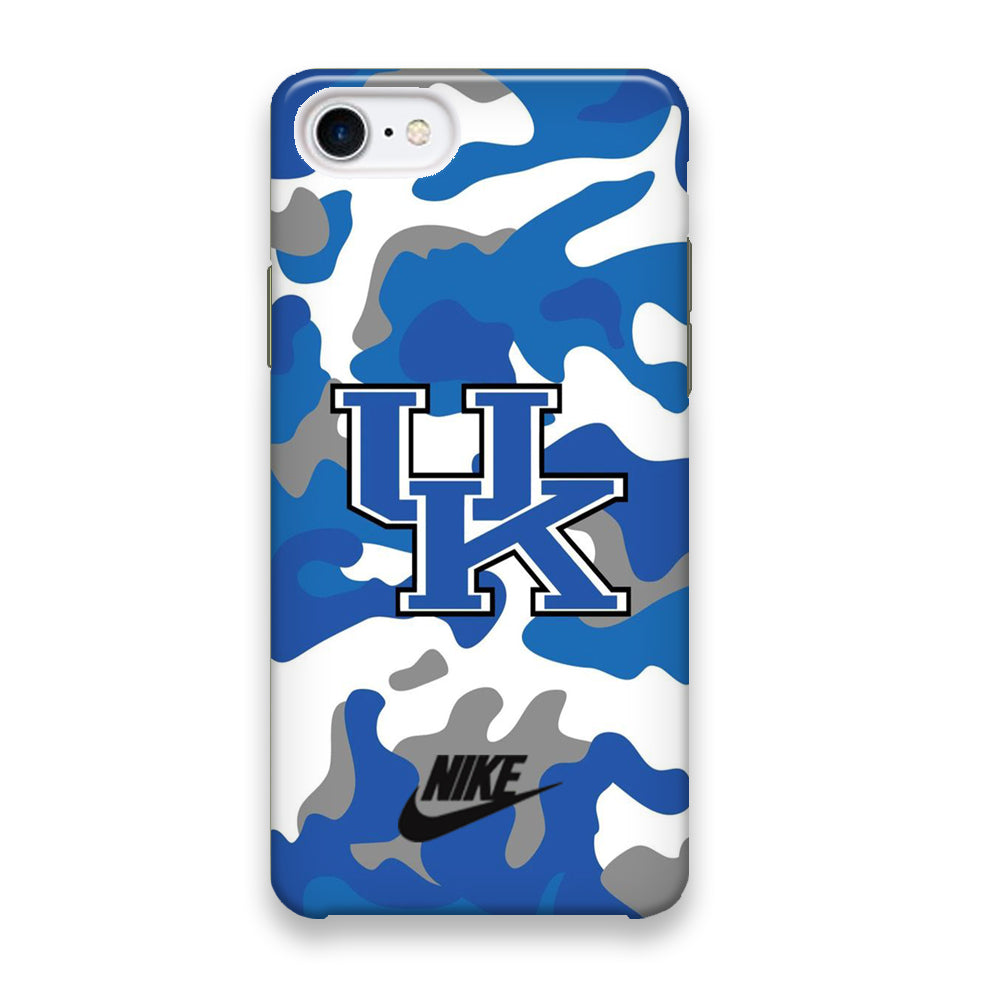 Nike Kentucky Wildcats Blue Camo iPhone 8 Case