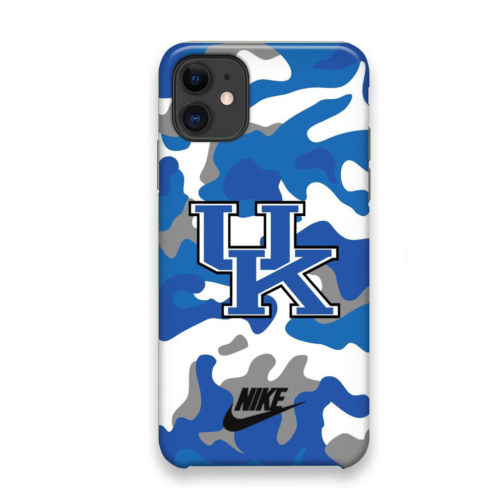 Nike Kentucky Wildcats Blue Camo iPhone 11 Case