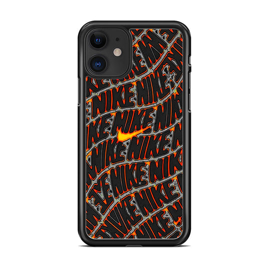 Nike Lava Land Wallpaper iPhone 11 Case