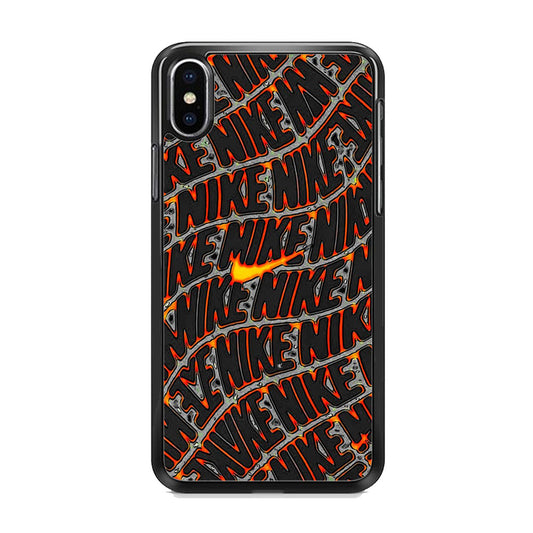 Nike Lava Land Wallpaper iPhone Xs Case