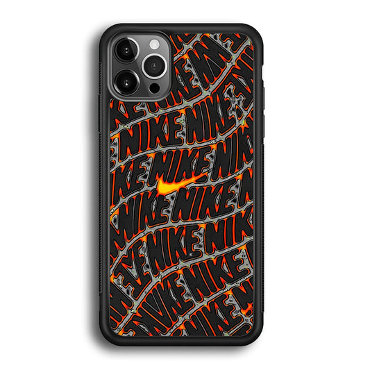 Nike Lava Land Wallpaper iPhone 12 Pro Case