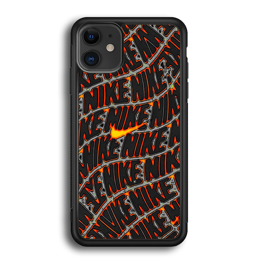 Nike Lava Land Wallpaper iPhone 12 Case