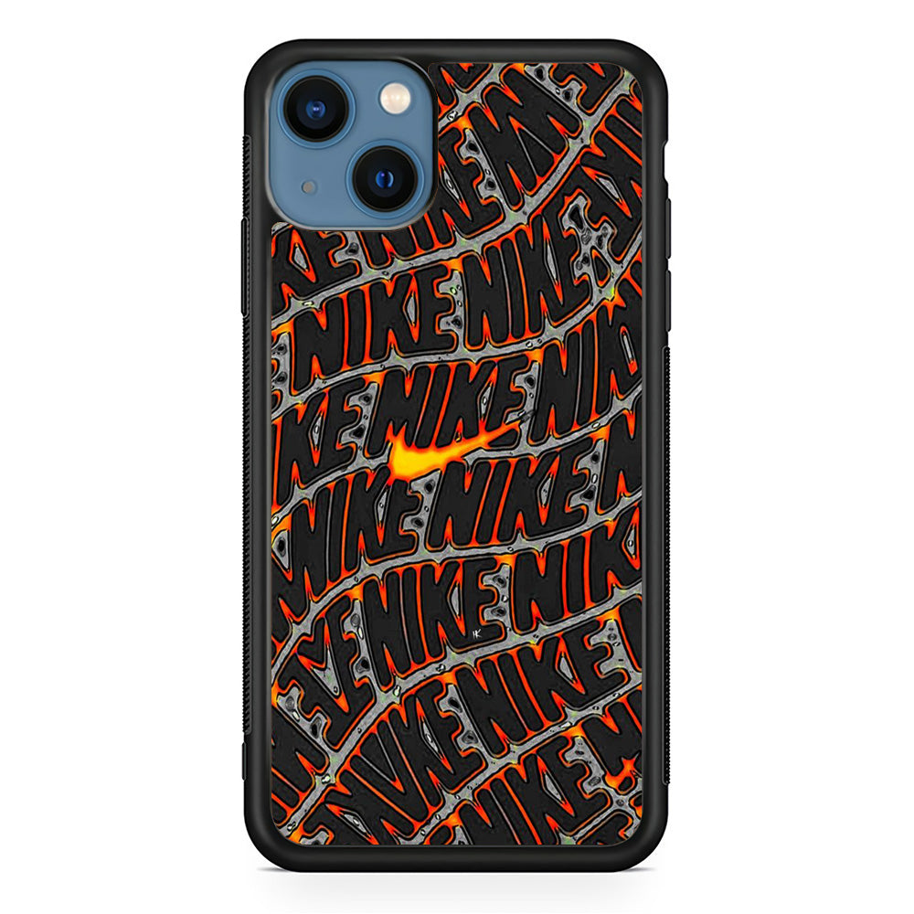 Nike Lava Land Wallpaper iPhone 13 Case