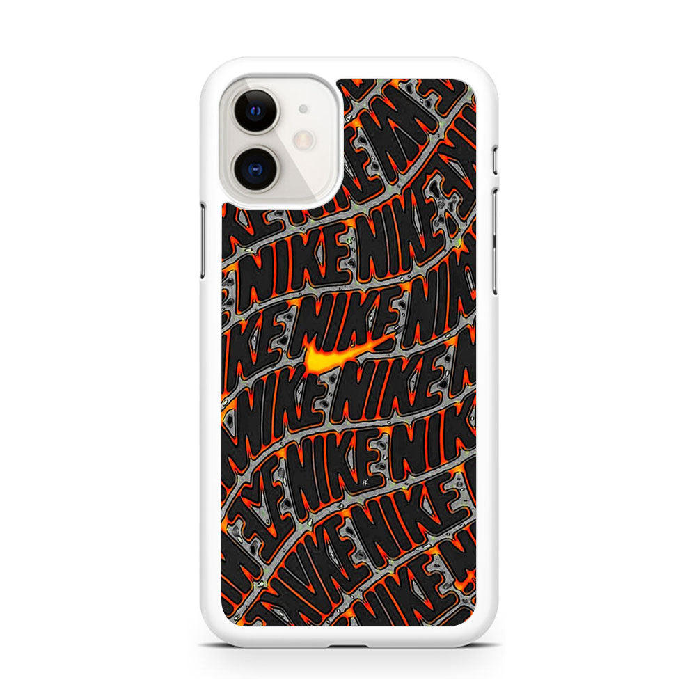 Nike Lava Land Wallpaper iPhone 11 Case