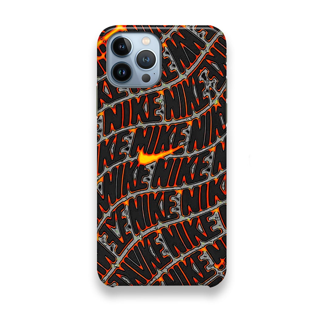 Nike Lava Land Wallpaper iPhone 13 Pro Max Case