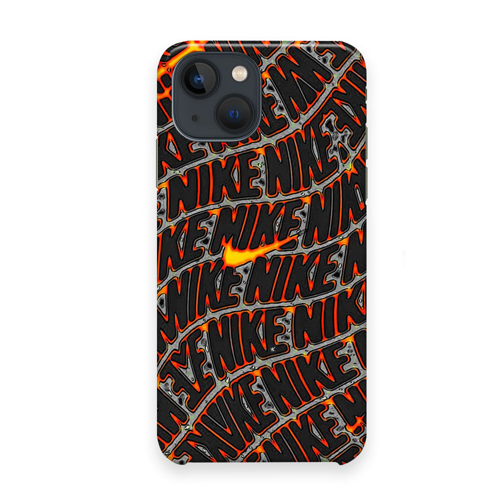 Nike Lava Land Wallpaper iPhone 13 Case