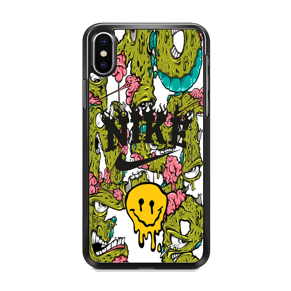 Nike Monster Smiley Typho iPhone X Case