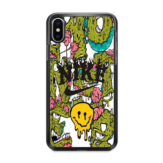 Nike Monster Smiley Typho iPhone X Case