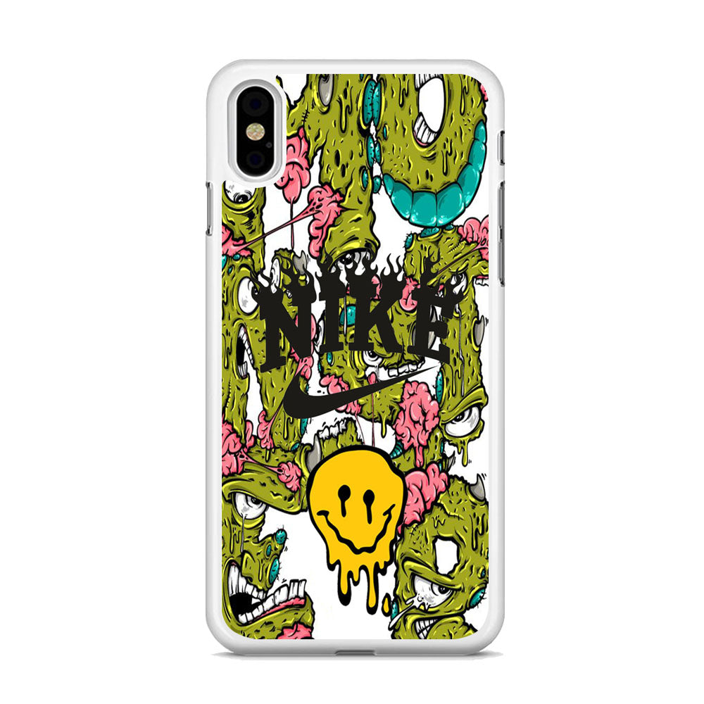 Nike Monster Smiley Typho iPhone X Case