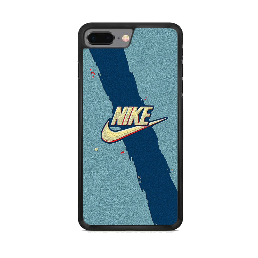 Nike Paint Blue Asphalt iPhone 8 Plus Case