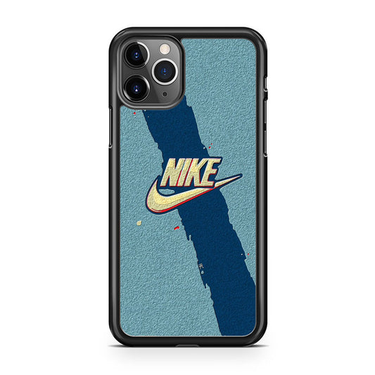 Nike Paint Blue Asphalt iPhone 11 Pro Case