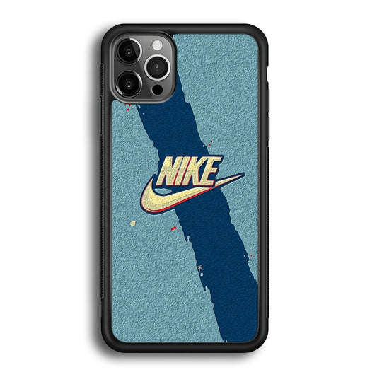 Nike Paint Blue Asphalt iPhone 12 Pro Max Case