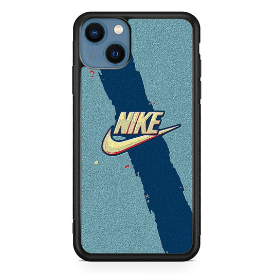 Nike Paint Blue Asphalt iPhone 13 Case