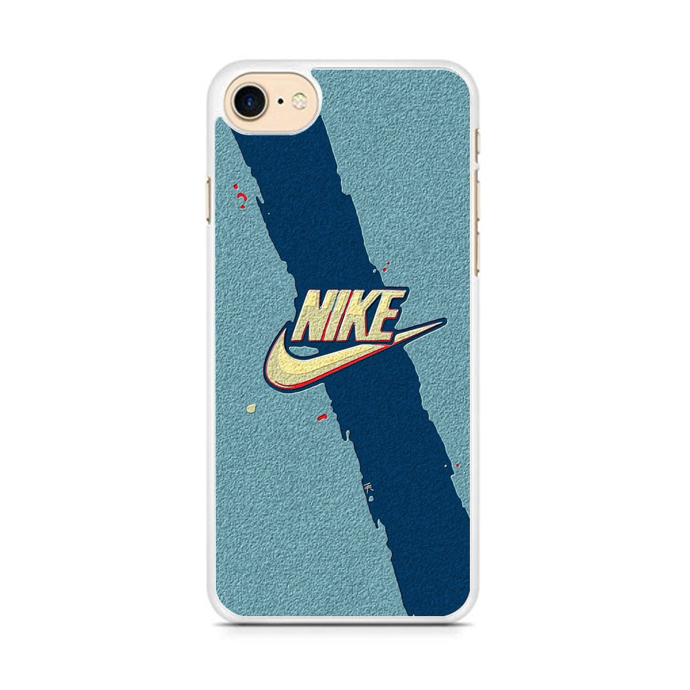 Nike Paint Blue Asphalt iPhone 7 Case