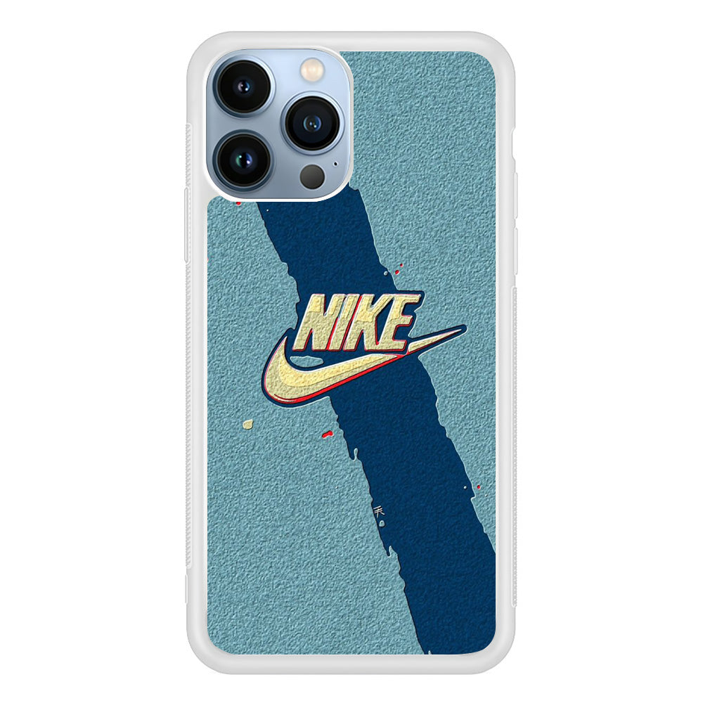 Nike Paint Blue Asphalt iPhone 13 Pro Case