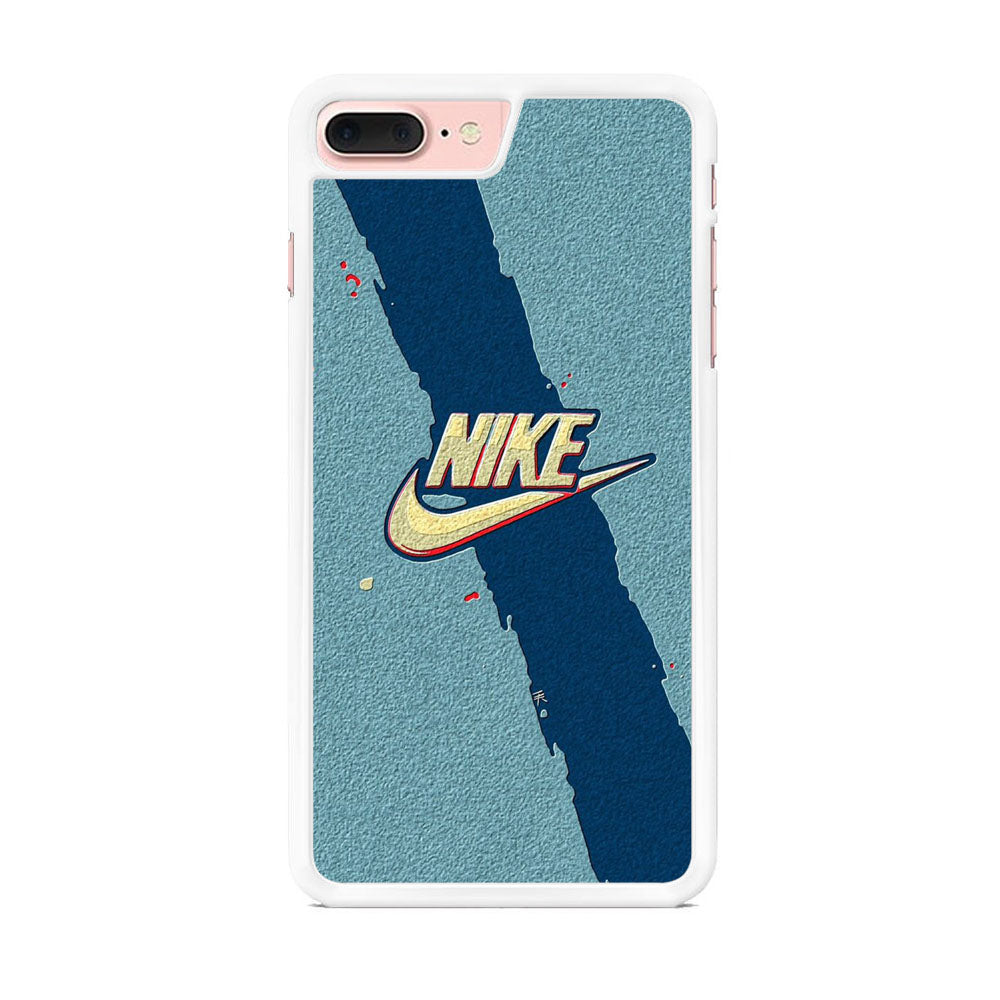 Nike Paint Blue Asphalt iPhone 8 Plus Case