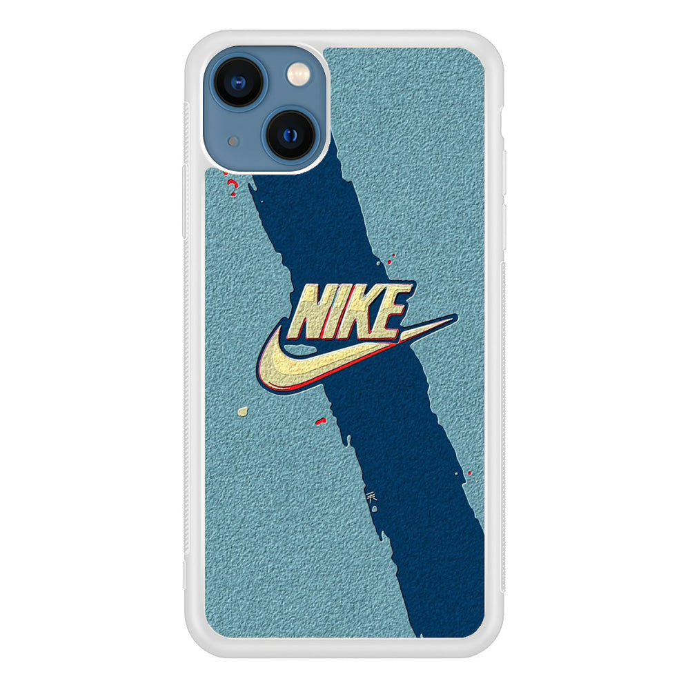 Nike Paint Blue Asphalt iPhone 13 Case