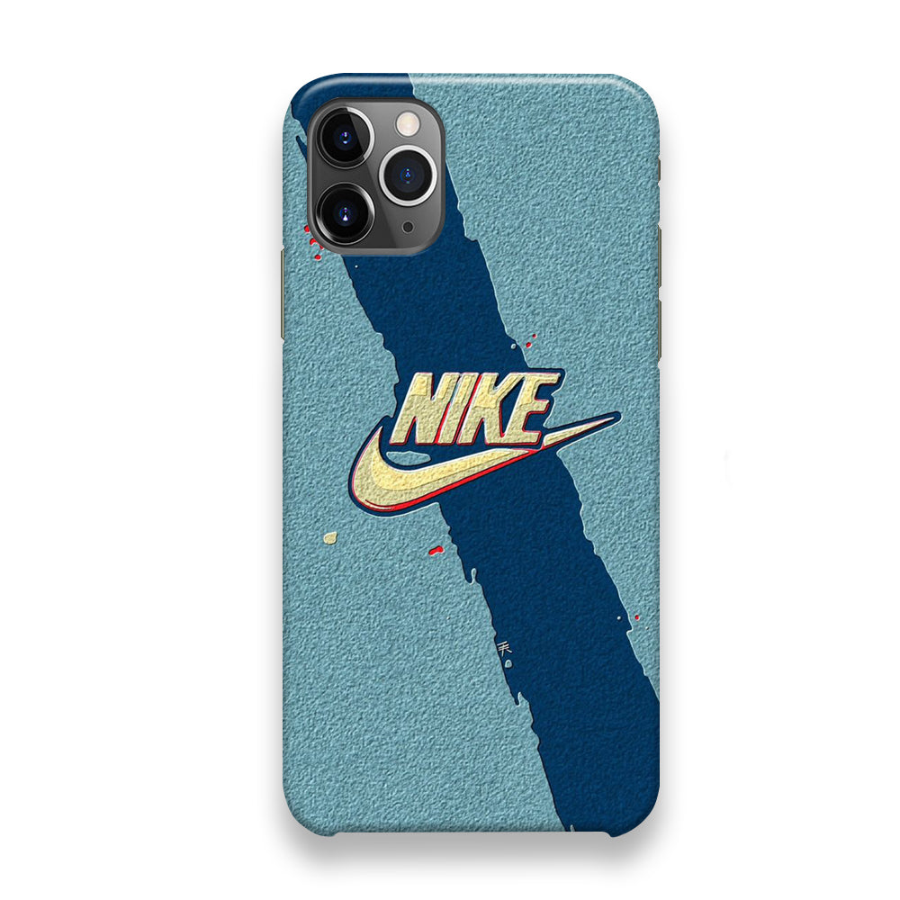 Nike Paint Blue Asphalt iPhone 12 Pro Max Case