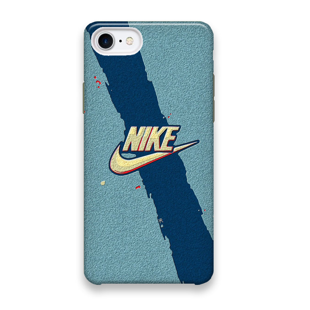 Nike Paint Blue Asphalt iPhone 7 Case