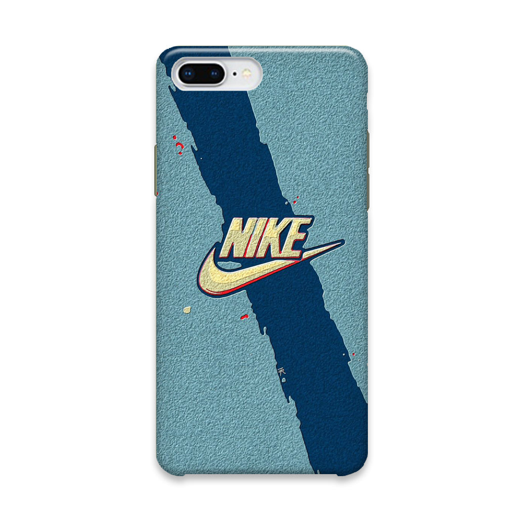 Nike Paint Blue Asphalt iPhone 8 Plus Case