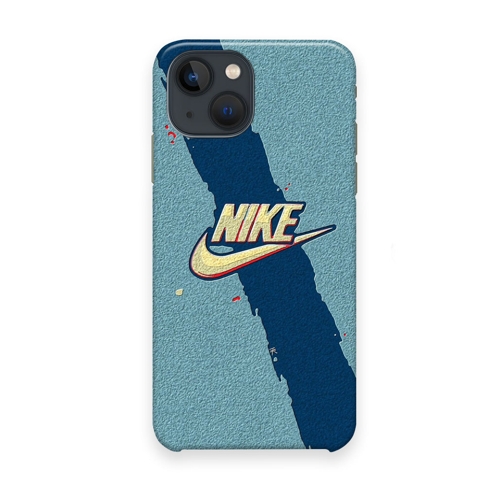 Nike Paint Blue Asphalt iPhone 13 Case