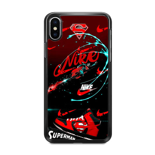 Nike Red Superman iPhone X Case