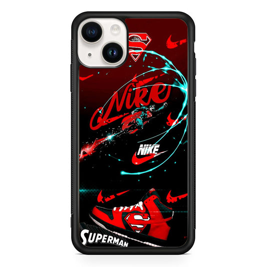 Nike Red Superman iPhone 14 Case
