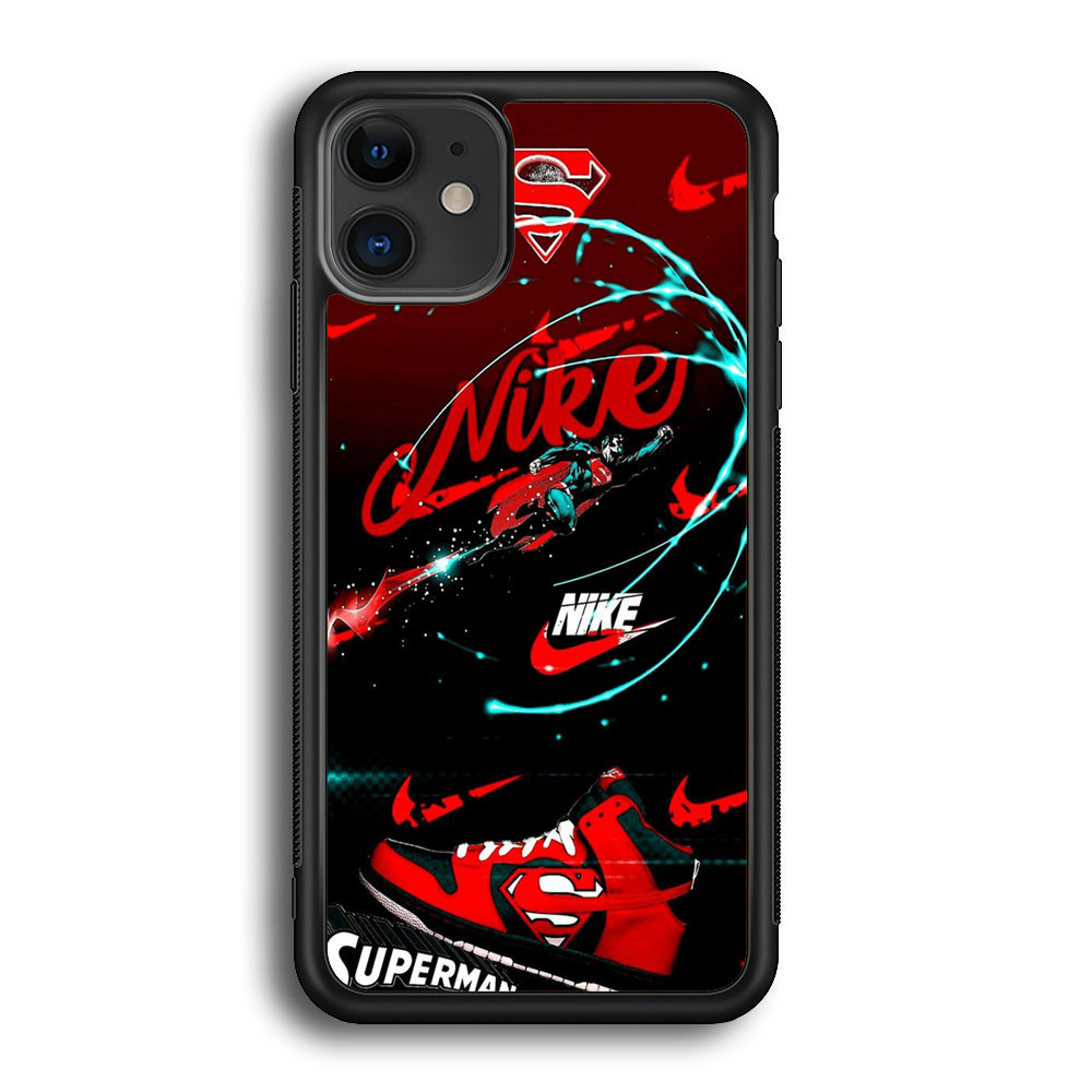 Nike Red Superman iPhone 12 Case