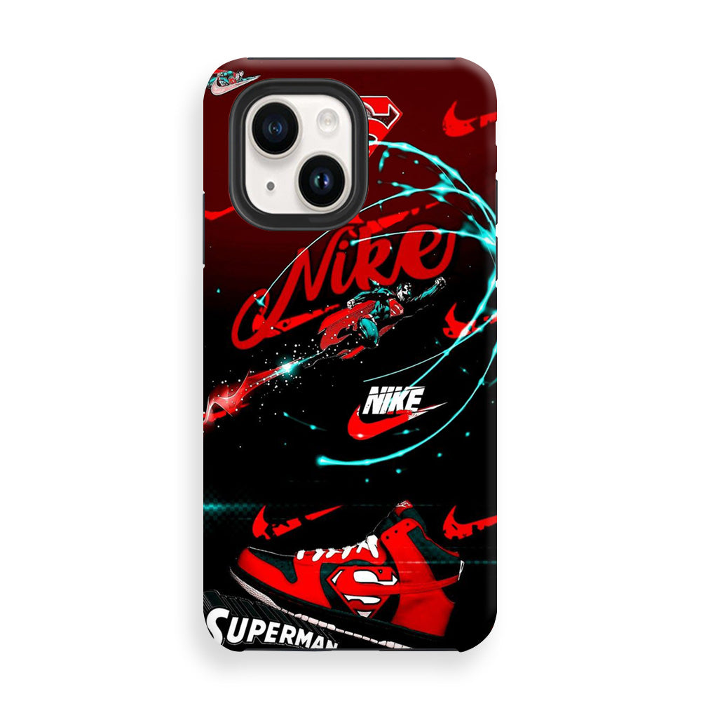 Nike Red Superman iPhone 15 Case