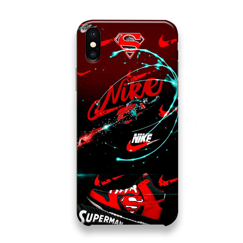 Nike Red Superman iPhone X Case