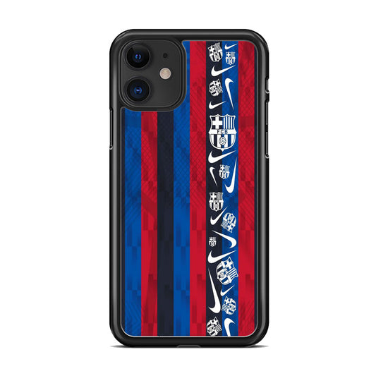 Nike Soccer Flag Barca iPhone 11 Case