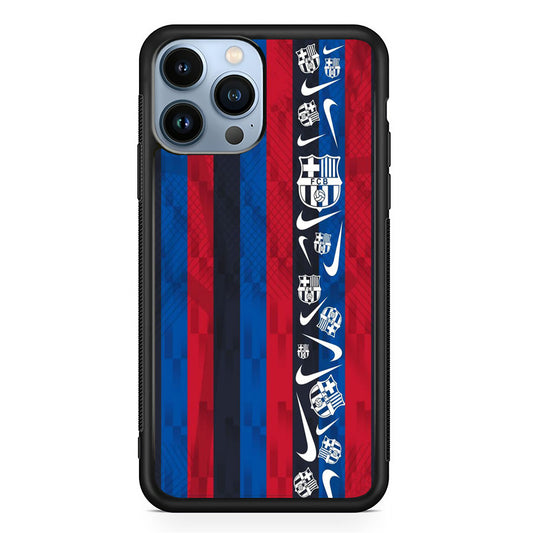 Nike Soccer Flag Barca iPhone 13 Pro Max Case