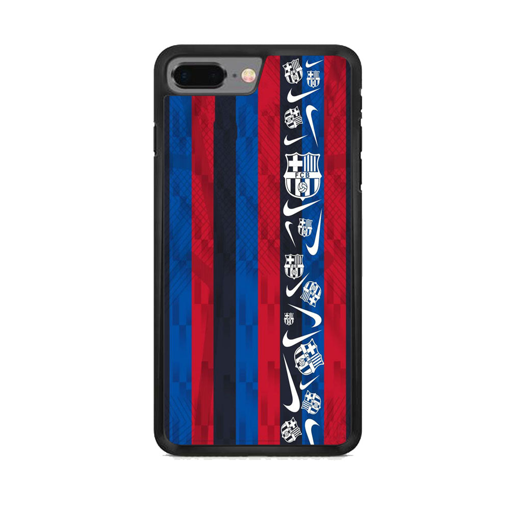 Nike Soccer Flag Barca iPhone 8 Plus Case