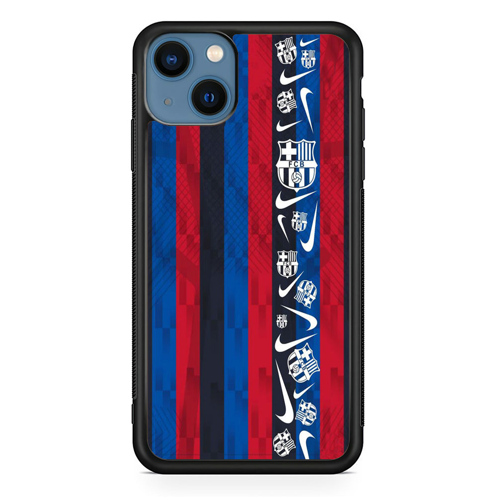 Nike Soccer Flag Barca iPhone 13 Case