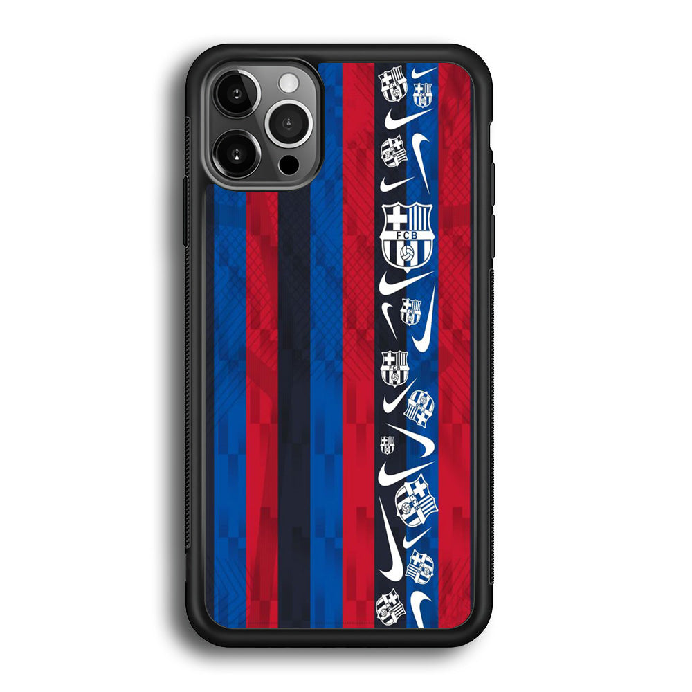 Nike Soccer Flag Barca iPhone 12 Pro Max Case