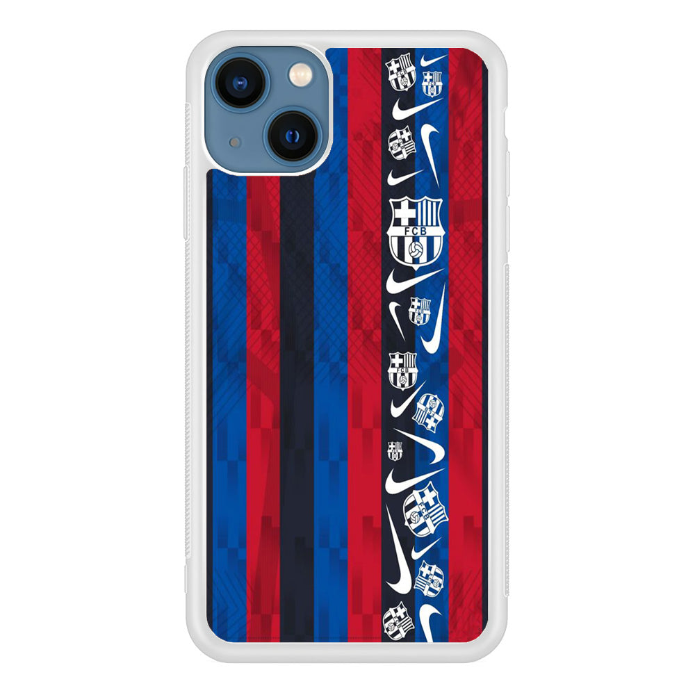 Nike Soccer Flag Barca iPhone 13 Case