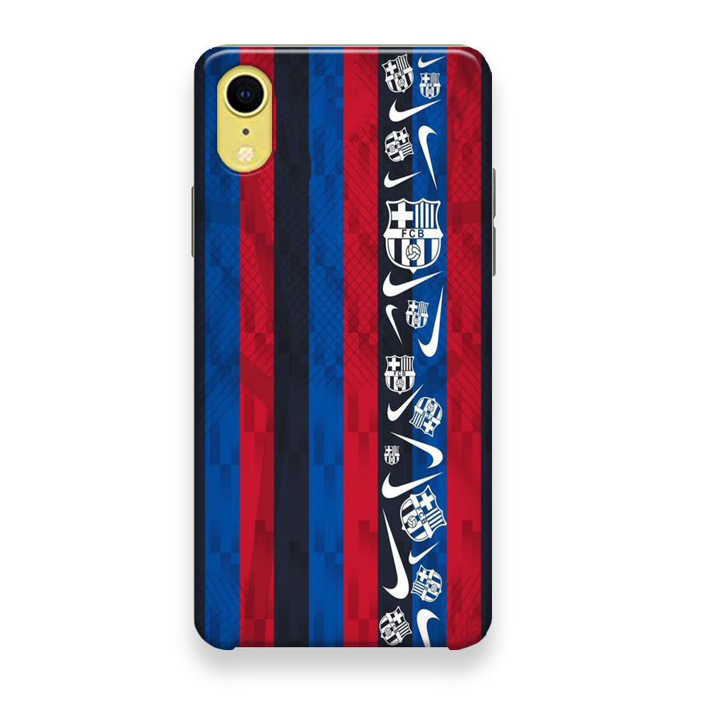 Nike Soccer Flag Barca iPhone XR Case