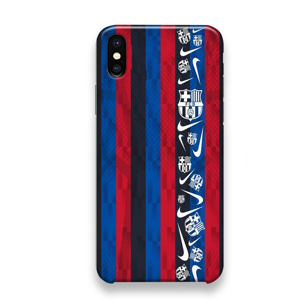 Nike Soccer Flag Barca iPhone Xs Case