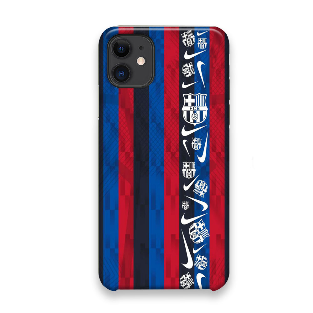 Nike Soccer Flag Barca iPhone 11 Case