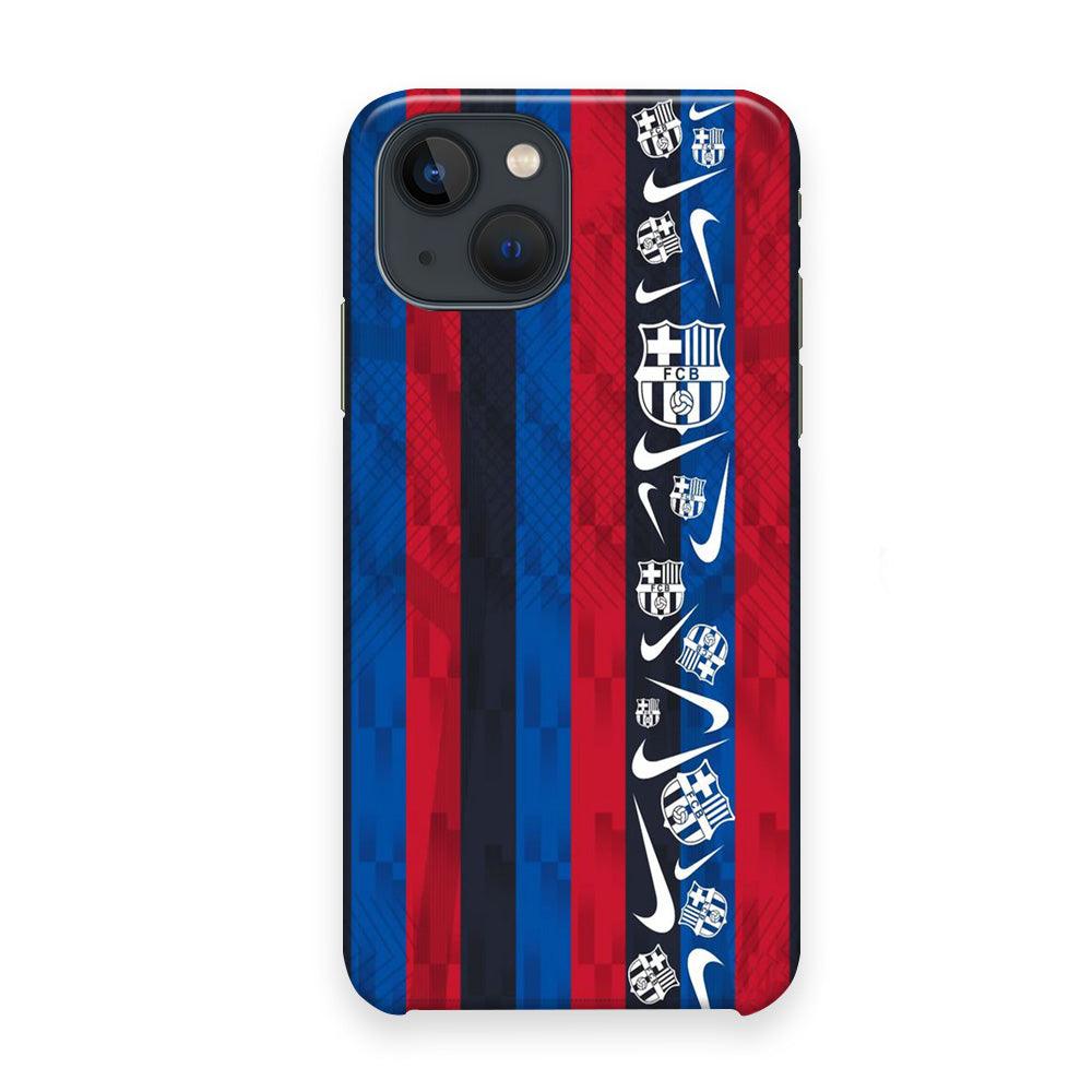 Nike Soccer Flag Barca iPhone 13 Case