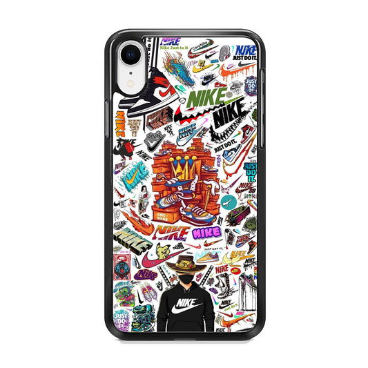Nike White Wall Iconic iPhone XR Case