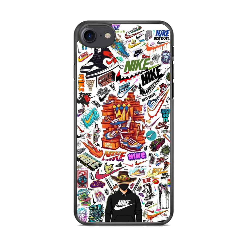 Nike White Wall Iconic iPhone 7 Case