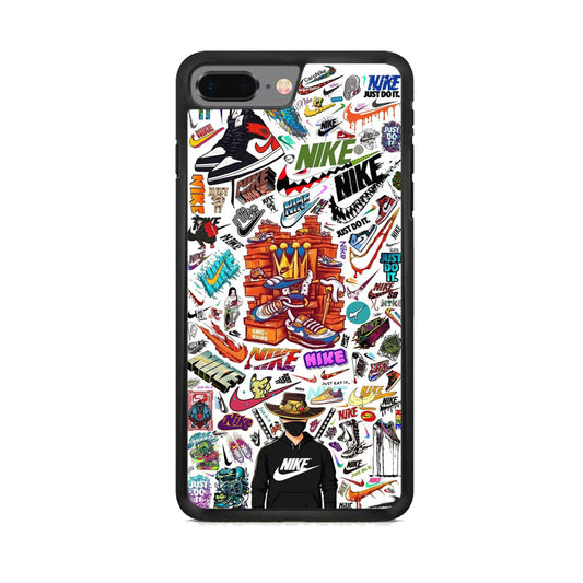 Nike White Wall Iconic iPhone 7 Plus Case