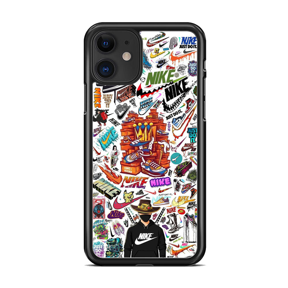 Nike White Wall Iconic iPhone 11 Case