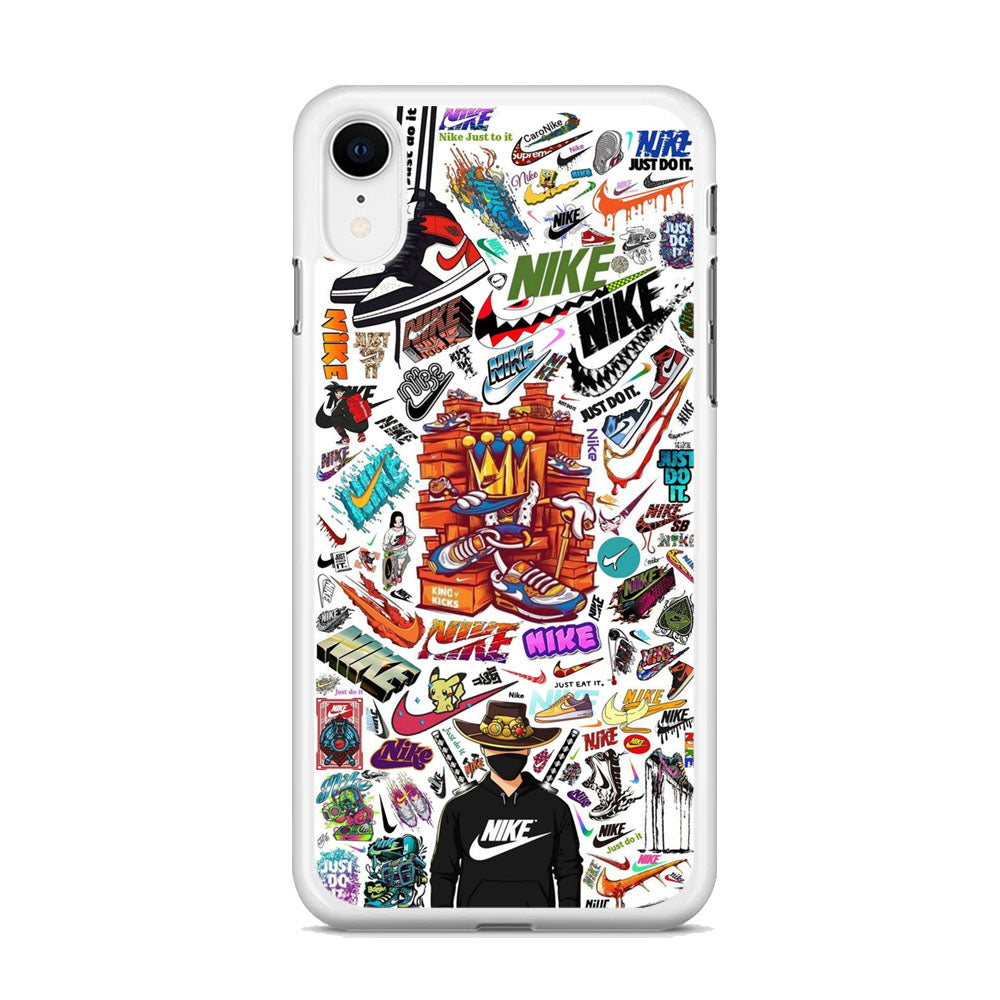 Nike White Wall Iconic iPhone XR Case