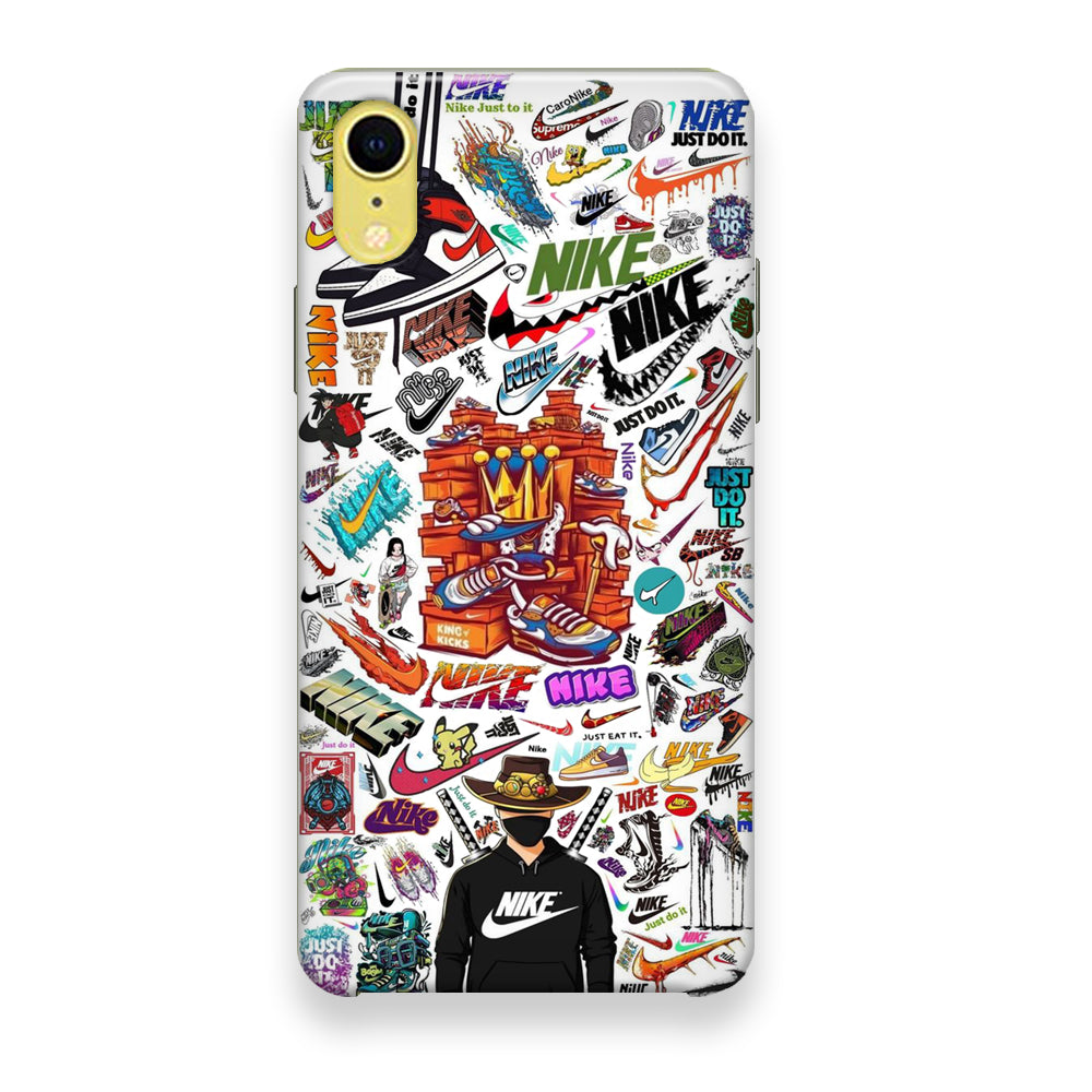 Nike White Wall Iconic iPhone XR Case