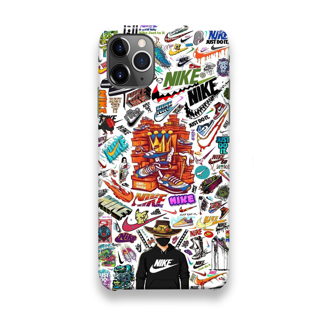 Nike White Wall Iconic iPhone 12 Pro Case