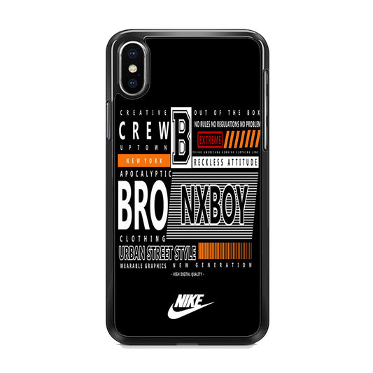 Nike X Urban Street Boy iPhone X Case