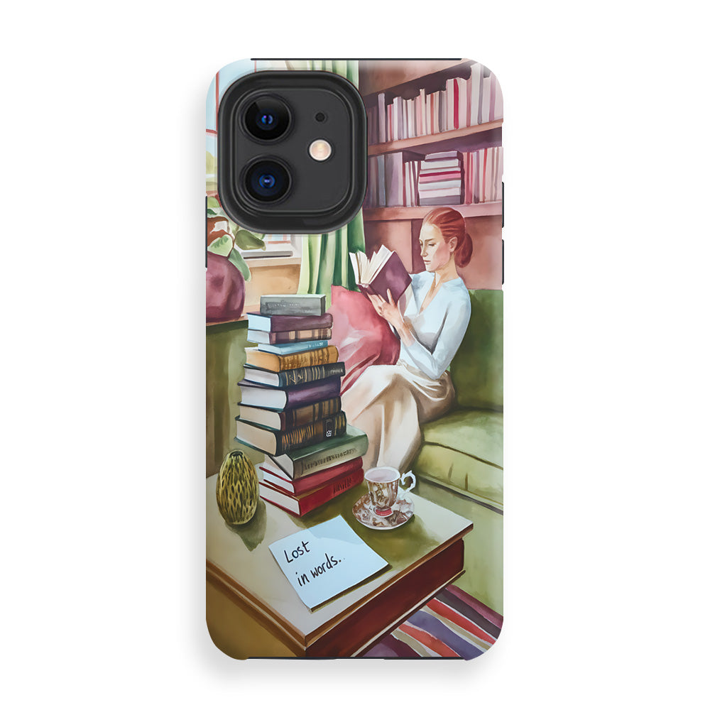 Lost In Words Phone Cases